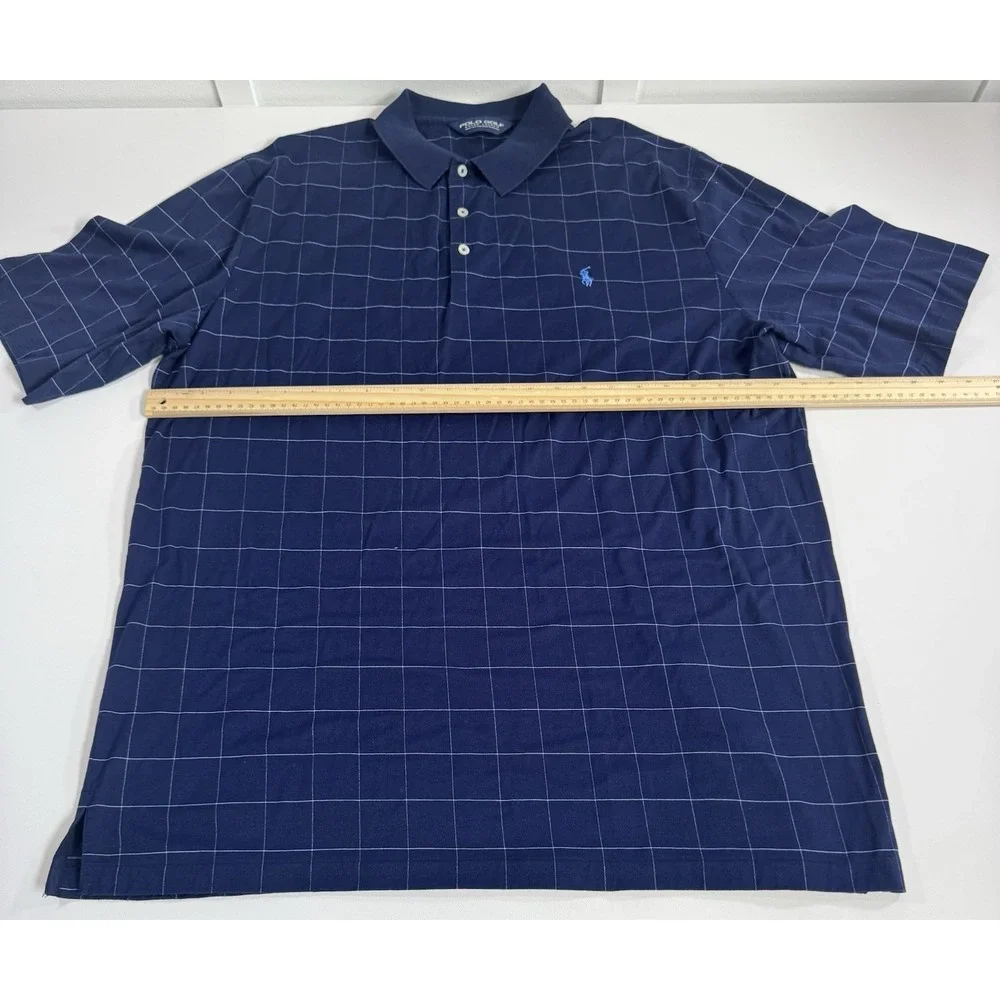 Polo Golf Ralph Lauren Men's XL Navy/white Short Sleeve‎